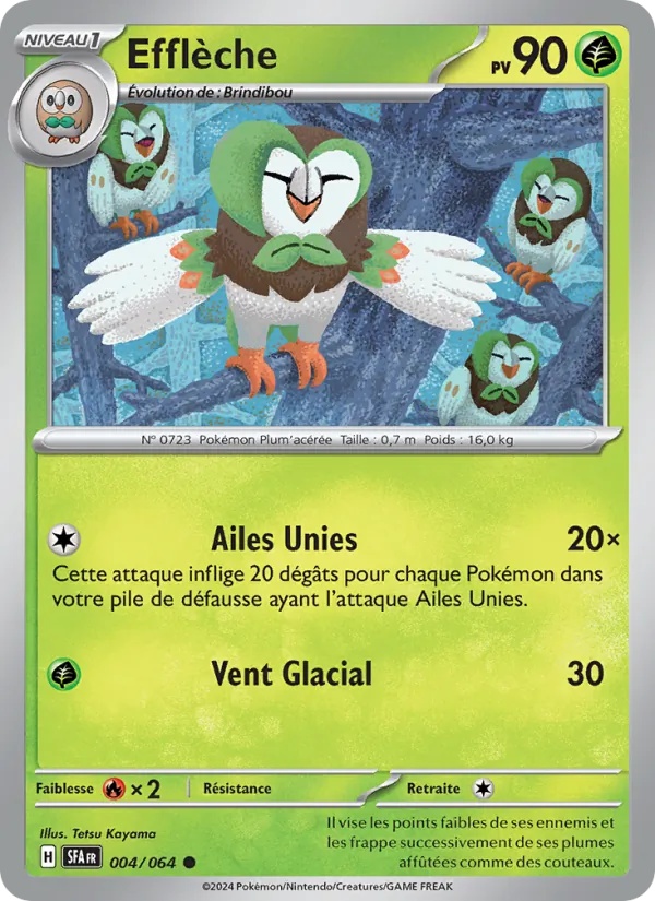 Efflèche 004/64 - Fable Nébuleuse - Pokémon JCC