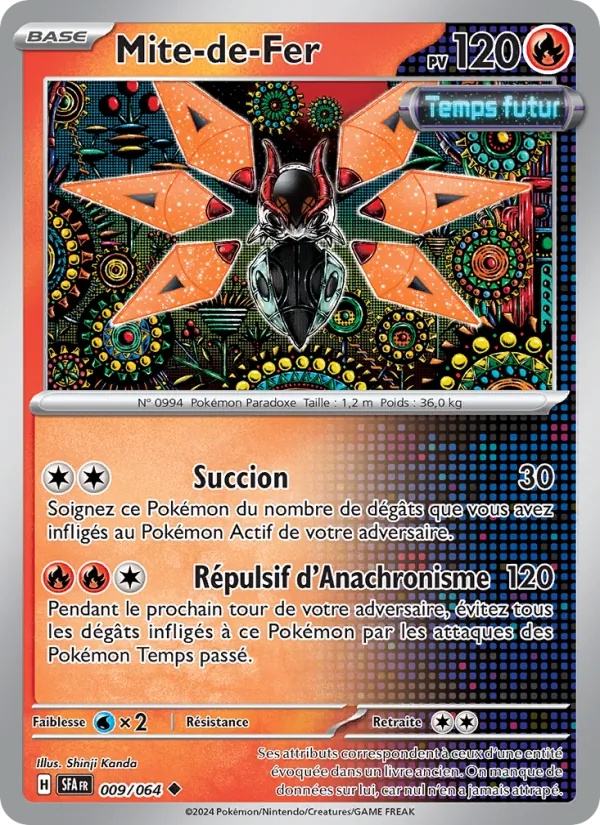 Mite-de-Fer 009/64 - Fable Nébuleuse - Pokémon JCC