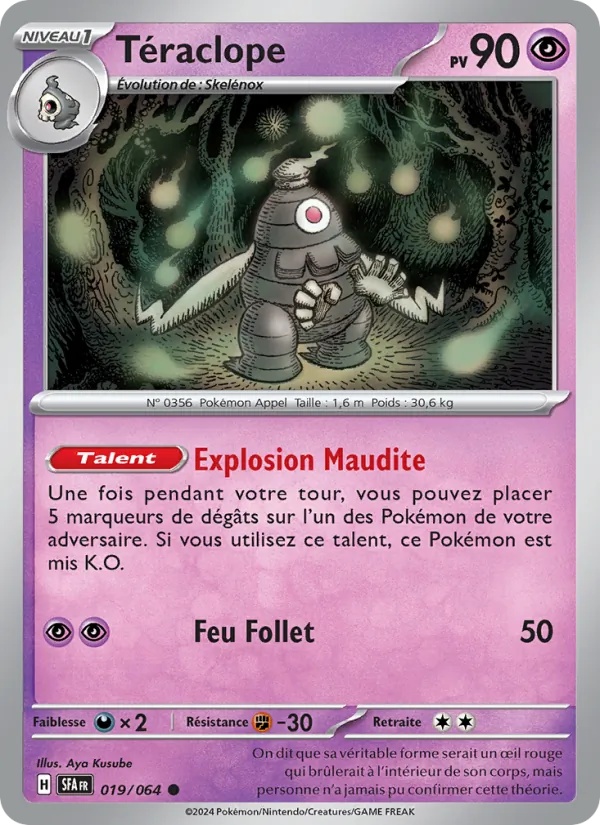 Téraclope 019/64 - Fable Nébuleuse - Pokémon JCC