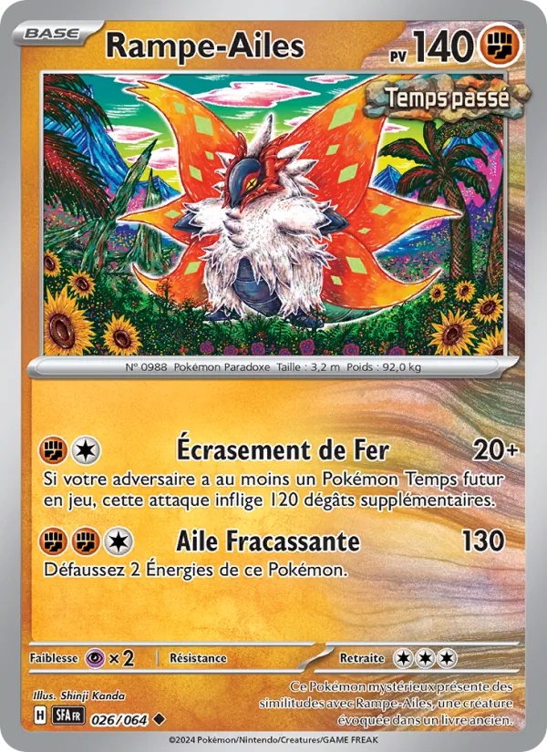 Rampe-Ailes 026/64 - Fable Nébuleuse - Pokémon JCC