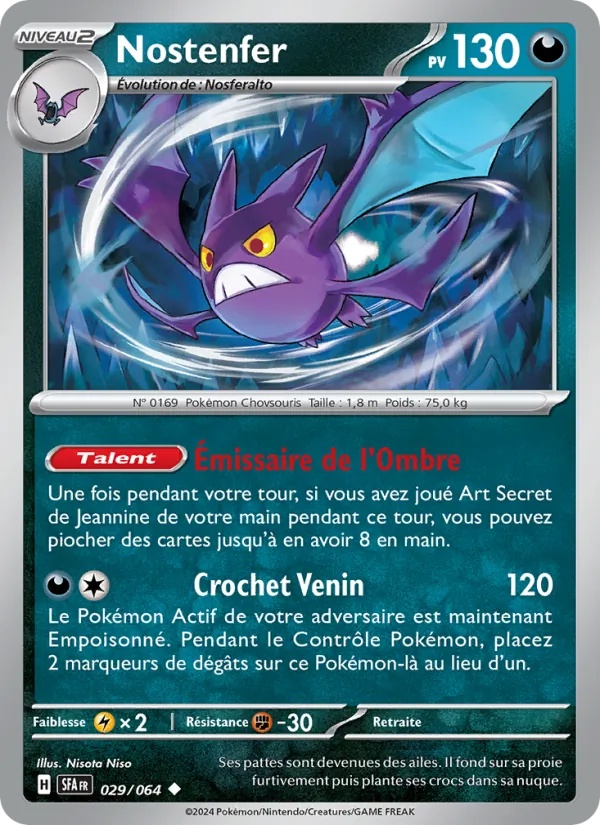 Nostenfer 029/64 - Fable Nébuleuse - Pokémon JCC