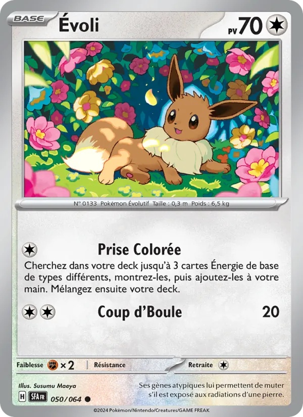 Évoli 050/64 - Fable Nébuleuse - Pokémon JCC