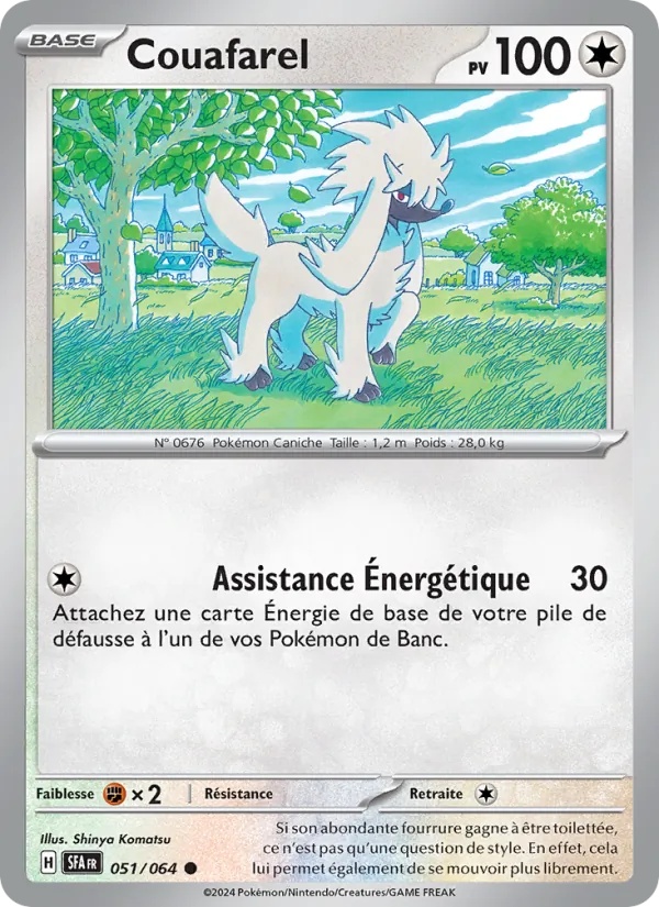 Couafarel 051/64 - Fable Nébuleuse - Pokémon JCC