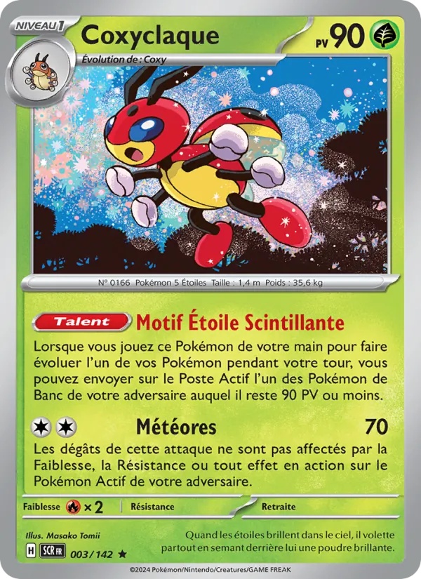 Coxyclaque 003/142 - Couronne Stellaire - Pokémon JCC