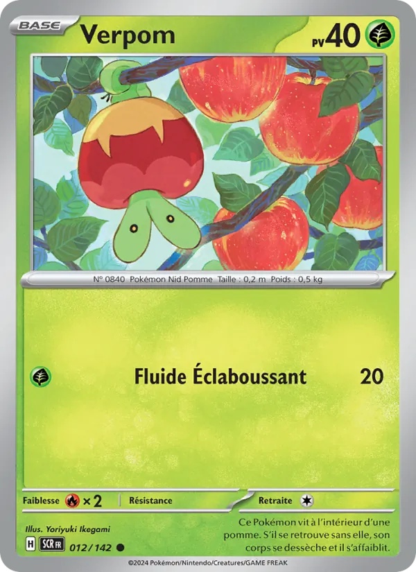 Verpom 012/142 - Couronne Stellaire - Pokémon JCC