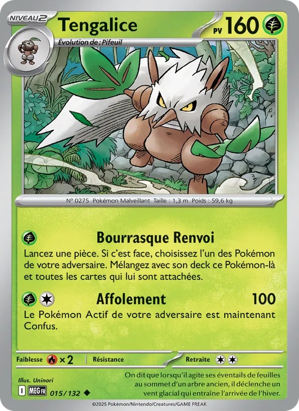 Tengalice 015/132 - Méga-Évolution - Pokémon JCC