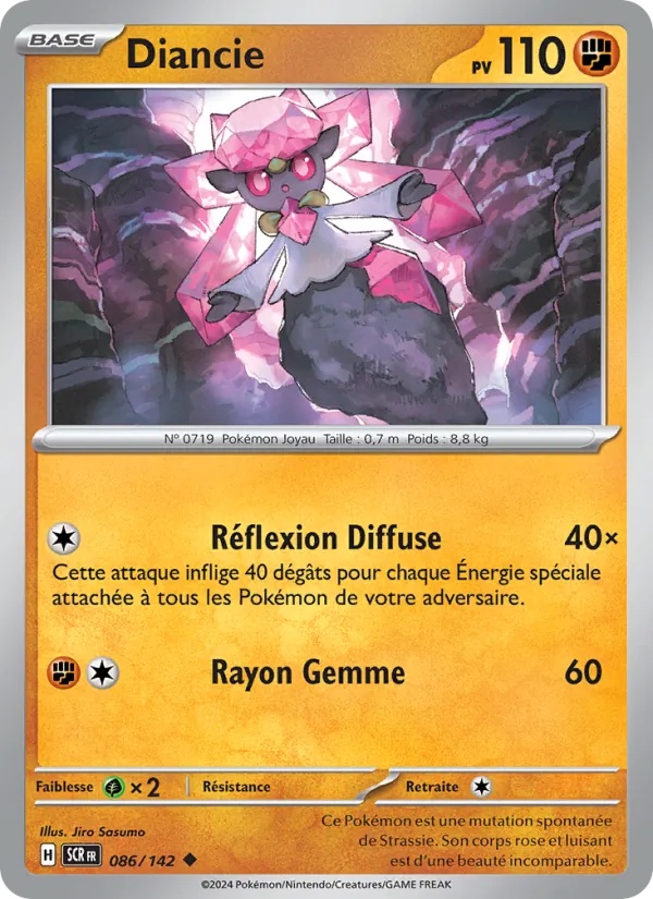 Diancie 086/142 - Couronne Stellaire - Pokémon JCC