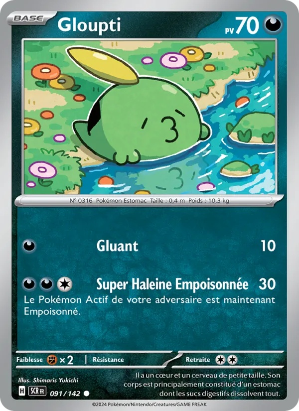 Gloupti 091/142 - Couronne Stellaire - Pokémon JCC