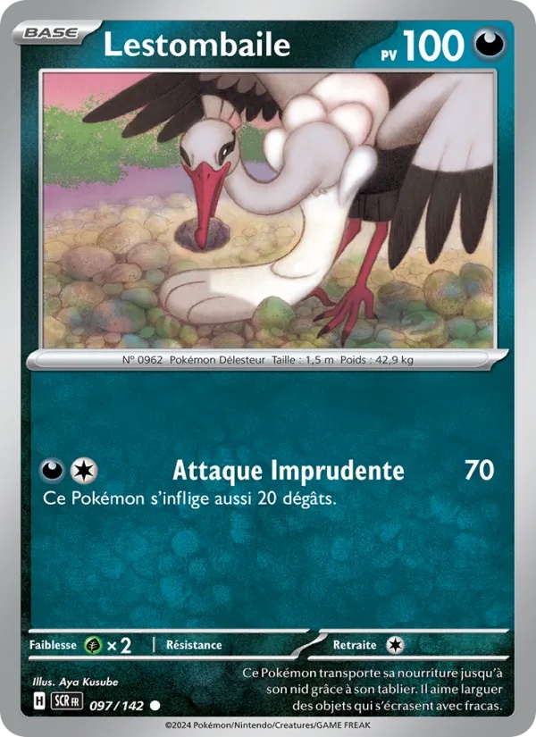 Lestombaile 097/142 - Couronne Stellaire - Pokémon JCC