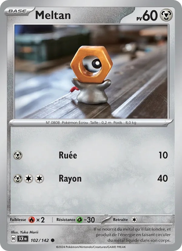 Meltan 102/142 - Couronne Stellaire - Pokémon JCC