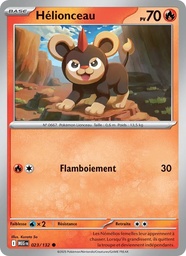 Hélionceau 023/132 - Méga-Évolution - Pokémon JCC