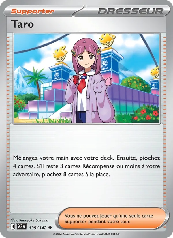 Taro 139/142 - Couronne Stellaire - Pokémon JCC