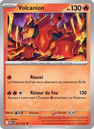 Volcanion 025/132 - Méga-Évolution - Pokémon JCC