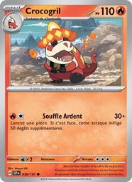 Crocogril 030/191 - Étincelles Déferlantes - Pokémon JCC