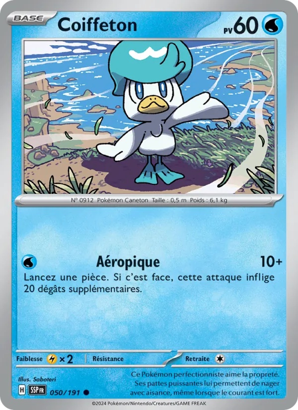 Coiffeton 050/191 - Étincelles Déferlantes - Pokémon JCC