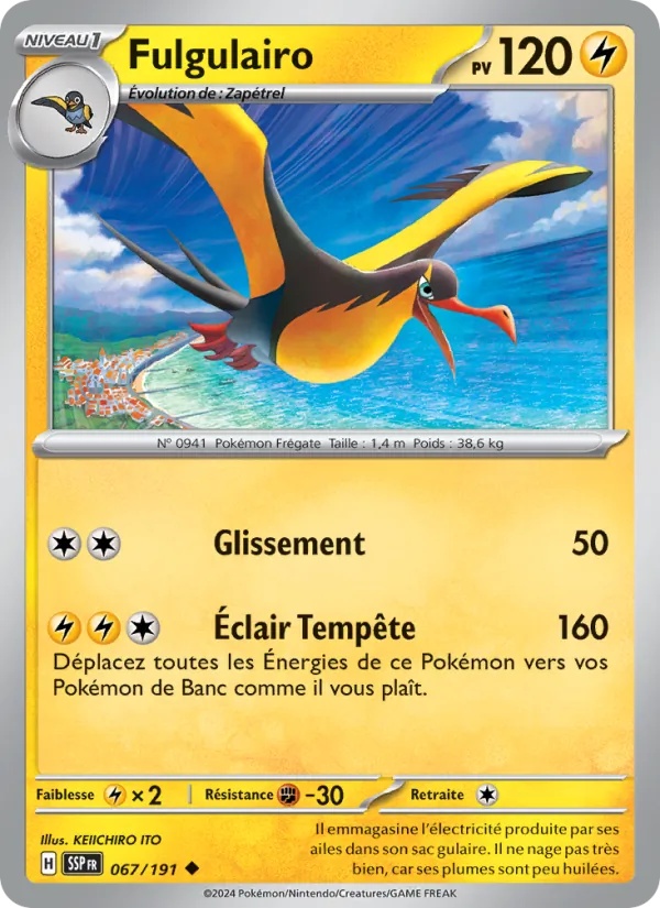 Fulgulairo 067/191 - Étincelles Déferlantes - Pokémon JCC