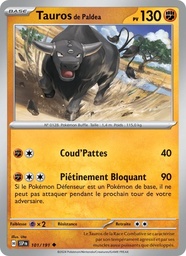 Tauros de Paldea 101/191 - Étincelles Déferlantes - Pokémon JCC