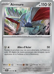 Airmure 124/191 - Étincelles Déferlantes - Pokémon JCC