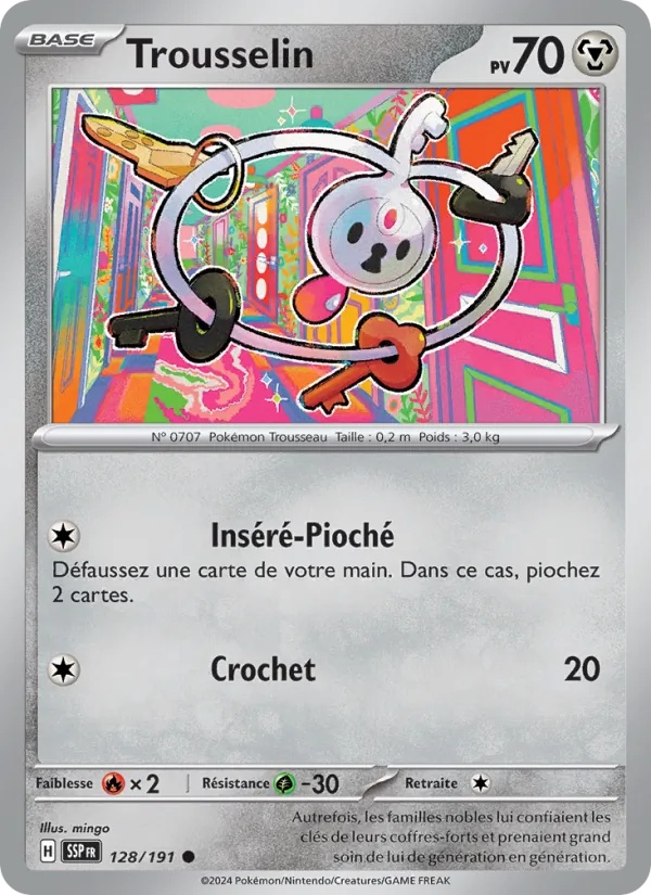 Trousselin 128/191 - Étincelles Déferlantes - Pokémon JCC