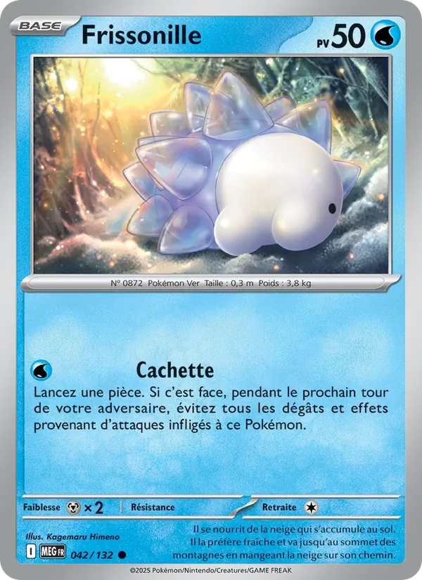Frissonille 042/132 - Méga-Évolution - Pokémon JCC