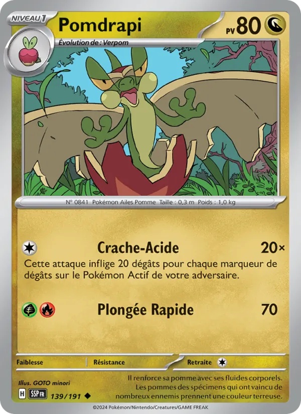 Pomdrapi 139/191 - Étincelles Déferlantes - Pokémon JCC