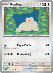 Ronflex 144/191 - Étincelles Déferlantes - Pokémon JCC