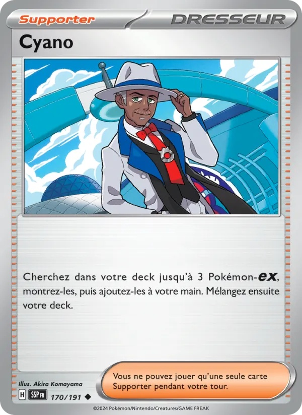 Cyano 170/191 - Étincelles Déferlantes - Pokémon JCC