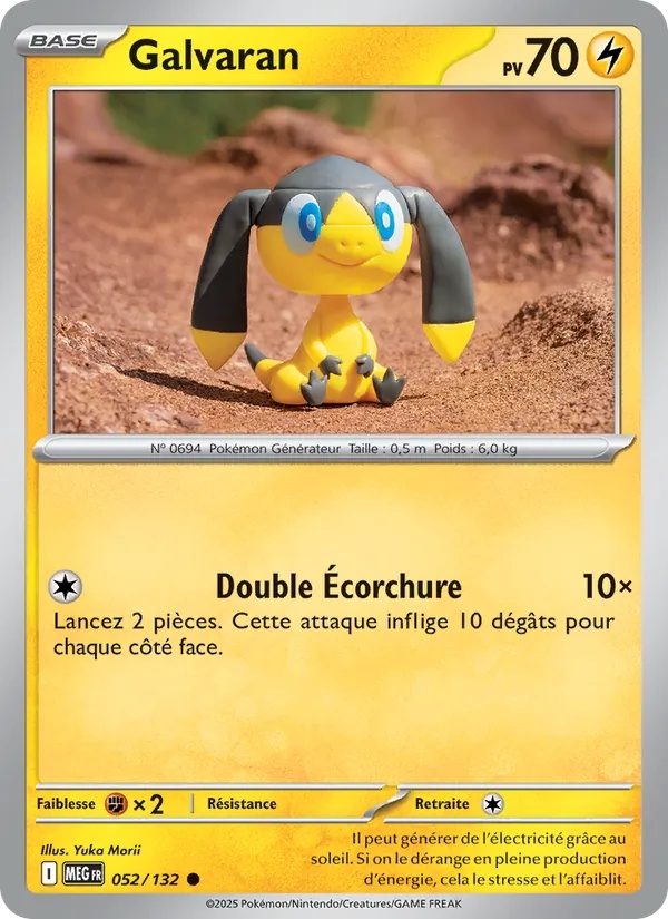 Galvaran 052/132 - Méga-Évolution - Pokémon JCC