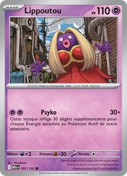 Lippoutou 057/132 - Méga-Évolution - Pokémon JCC