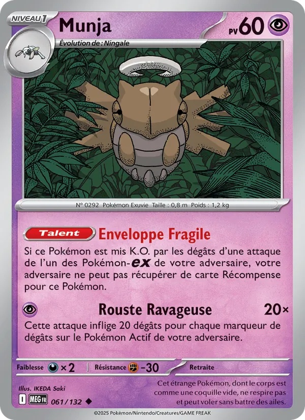 Munja 061/132 - Méga-Évolution - Pokémon JCC