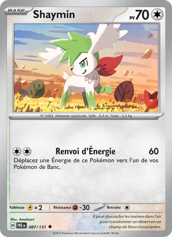 Shaymin 087/131 - Évolutions Prismatiques - Pokémon JCC