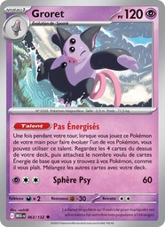 Groret 063/132 - Méga-Évolution - Pokémon JCC