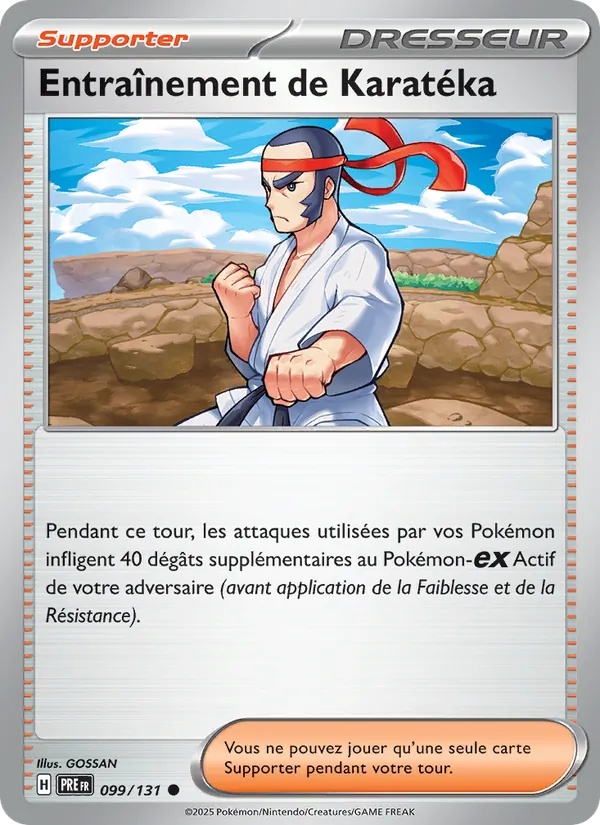 Entraînement de Karatéka 099/131 - Évolutions Prismatiques - Pokémon JCC