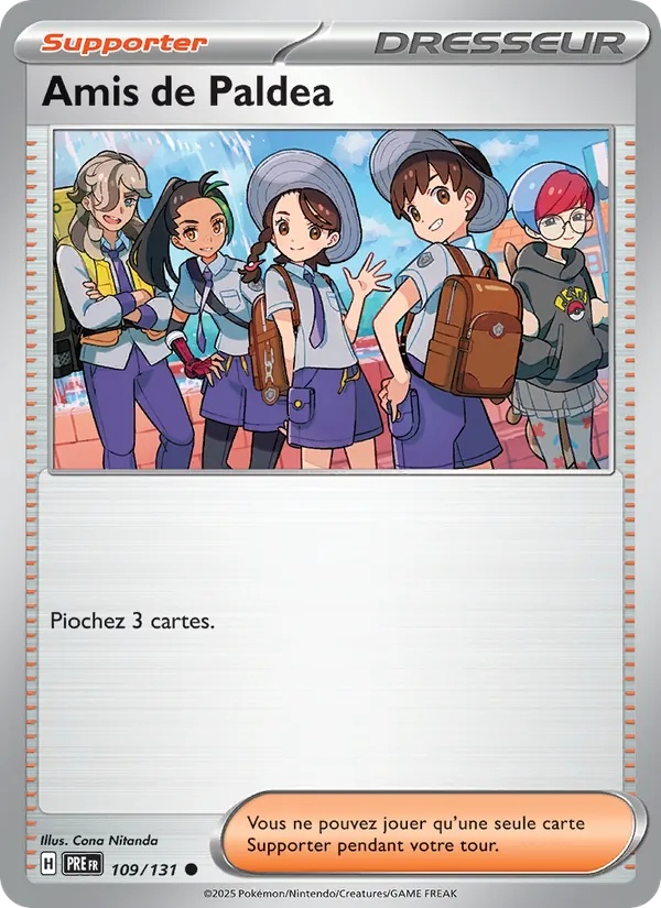 Amis de Paldea 109/131 - Évolutions Prismatiques - Pokémon JCC