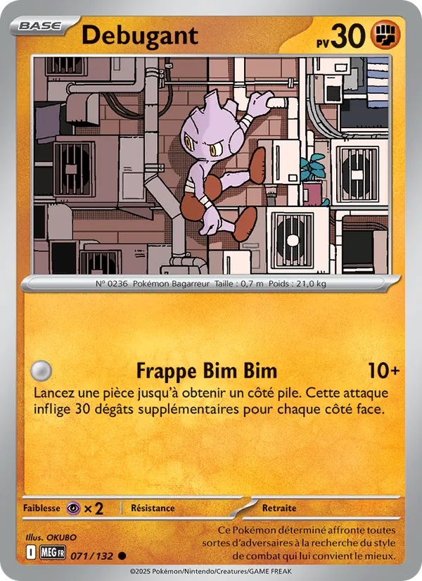 Débugant 071/132 - Méga-Évolution - Pokémon JCC