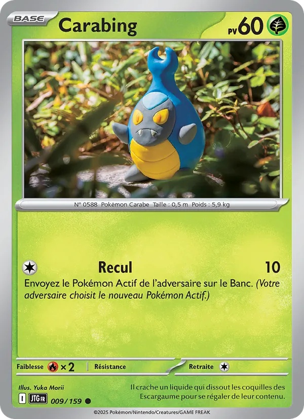 Carabing 009/159 - Aventures Ensemble - Pokémon JCC