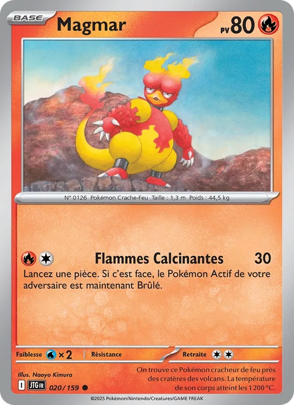 Magmar 020/159 - Aventures Ensemble - Pokémon JCC