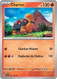 Chartor 025/159 - Aventures Ensemble - Pokémon JCC