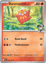 Darumarond de N 026/159 - Aventures Ensemble - Pokémon JCC