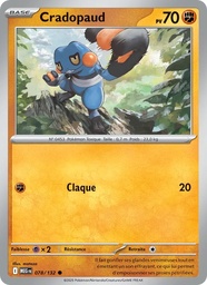 Cradopaud 078/132 - Méga-Évolution - Pokémon JCC