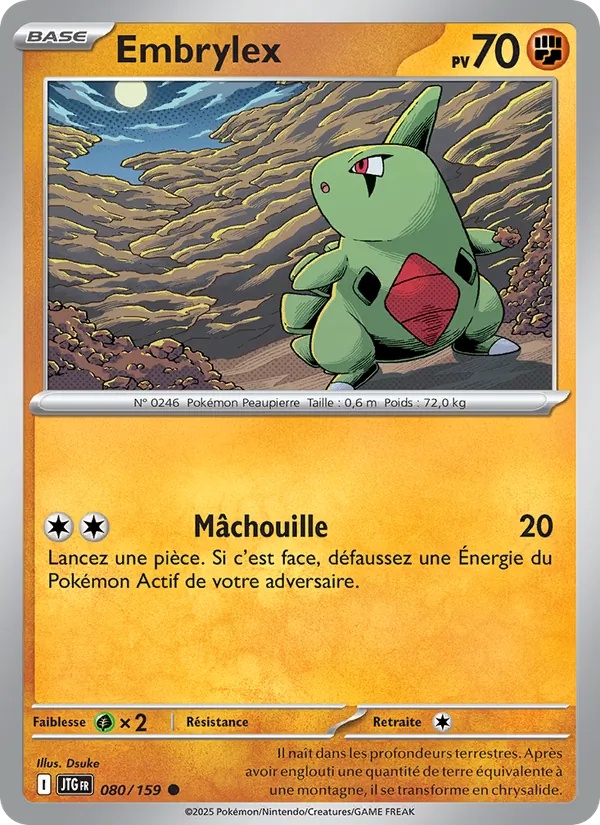 Embrylex 080/159 - Aventures Ensemble - Pokémon JCC