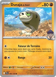 Dunaja de Nabil 086/159 - Aventures Ensemble - Pokémon JCC