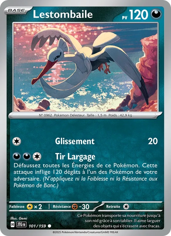Lestombaile 101/159 - Aventures Ensemble - Pokémon JCC