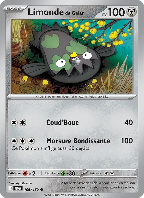 Limonde de Galar 106/159 - Aventures Ensemble - Pokémon JCC