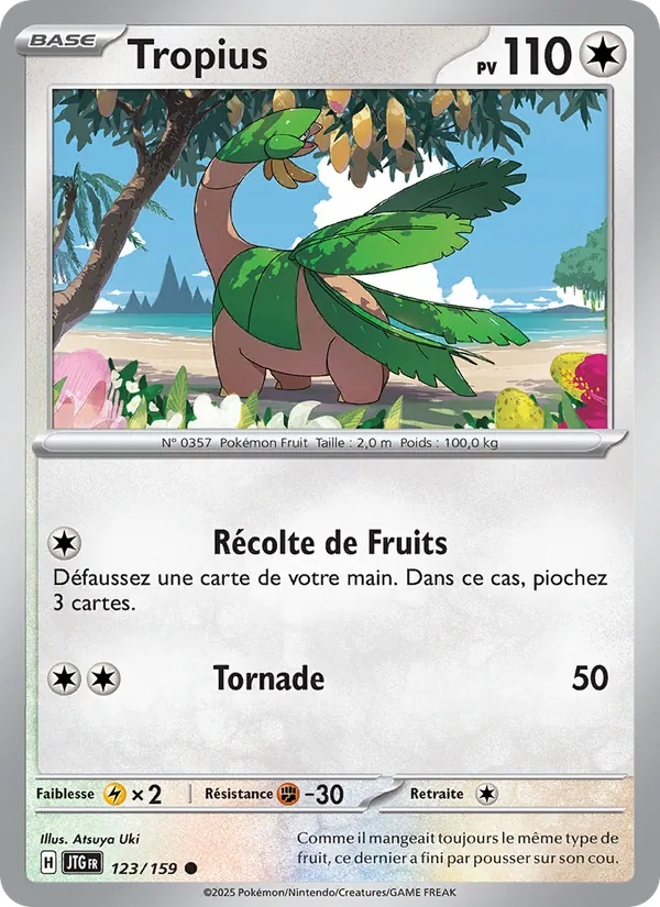 Tropius 123/159 - Aventures Ensemble - Pokémon JCC