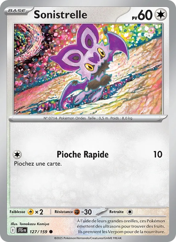 Sonistrelle 127/159 - Aventures Ensemble - Pokémon JCC