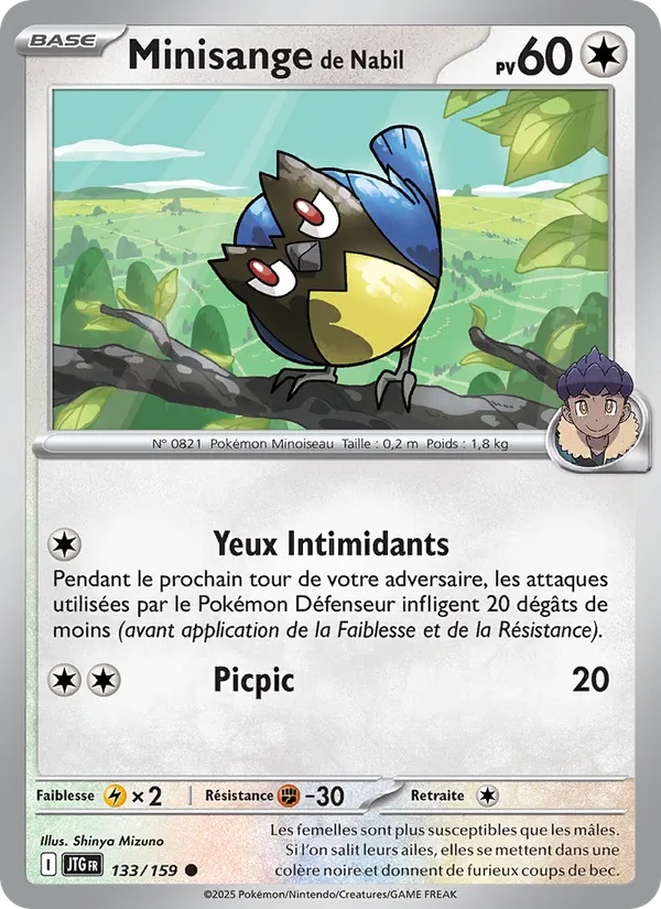 Minisange de Nabil 133/159 - Aventures Ensemble - Pokémon JCC