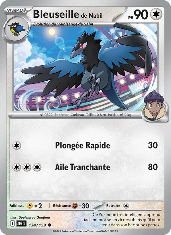 Bleuseille de Nabil 134/159 - Aventures Ensemble - Pokémon JCC