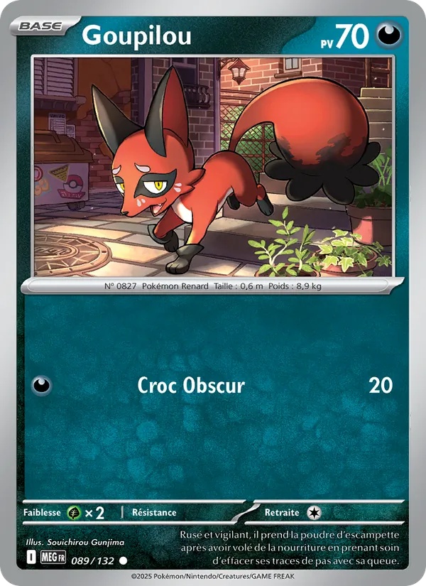 Goupilou 089/132 - Méga-Évolution - Pokémon JCC