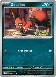 Goupilou 089/132 - Méga-Évolution - Pokémon JCC